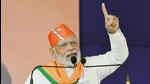 Prime Minister Narendra Modi on Sunday launched his poll campaign in Gujarat from the Adivasi belt of Kaprada with a new slogan, ‘We have made this Gujarat’ (Twitter/Bhupendra Patel) Prime Minister Narendra Modi on Sunday launched his poll campaign in Gujarat from the Adivasi belt of Kaprada with a new slogan, ‘We have made this Gujarat’ (Twitter/Bhupendra Patel)