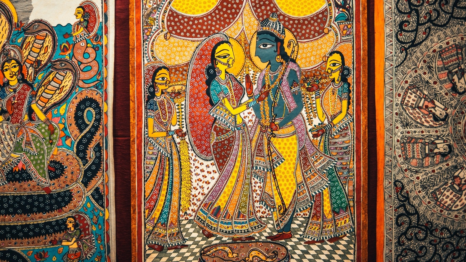 famous indian culture paintings