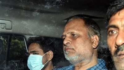 Delhi prison minister Satyendar Jain. (ANI file) Delhi prison minister Satyendar Jain. (ANI file)