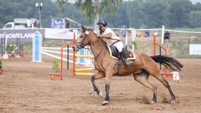 The week long Homeland Chandigarh Horse Show concluded with Derby Day. (HT Phtoto)