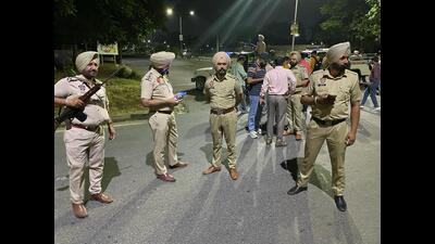 As the photographer flew his drone to film an advertisement for a hospital near the Intelligence building, panic gripped the area, following which senior cops rushed to the spot and nabbed him. (HT File Photo)