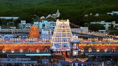 The temple shrine famous for Lord Venkateshwara receives between 50,000 and 1 lakh visitors every day. (PTI file photo)