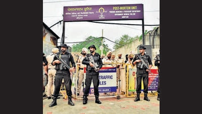 The incident took place when Suri was protesting against the temple management on Friday. (HT file photo) The incident took place when Suri was protesting against the temple management on Friday. (HT file photo)