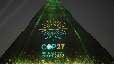 The UN’s climate change summit, COP27, opened in Egypt’s Sharm El Sheikh on Sunday. (AFP)