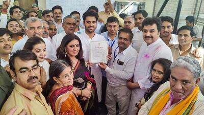 Bhavya Bishnoi is a third generation leader from the Bhajan Lal family. (PTI) Bhavya Bishnoi is a third generation leader from the Bhajan Lal family. (PTI)
