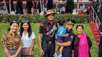 Rigzin Chorol from Ladakh passed out of the Chennai-based Officers Training Academy as a newly minted lieutenant in the Army Service Corps on October 29. (PTI) Rigzin Chorol from Ladakh passed out of the Chennai-based Officers Training Academy as a newly minted lieutenant in the Army Service Corps on October 29. (PTI)