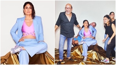 Boss Lady Kareena Kapoor Khan stuns in a pantsuit and sports bra. (Instagram) Boss Lady Kareena Kapoor Khan stuns in a pantsuit and sports bra. (Instagram)