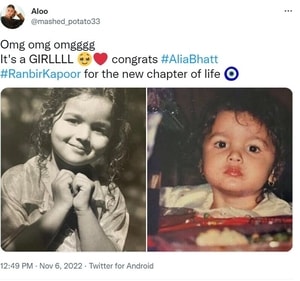 Alia Bhatt's childhood pictures were also all over social media. Alia Bhatt's childhood pictures were also all over social media.