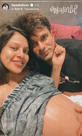 Bipasha Basu poses with Karan Singh Grover. Bipasha Basu poses with Karan Singh Grover.
