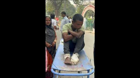 Suresh Manjhi was subjected to monstrous brutalities for six months. (HT PHOTO)