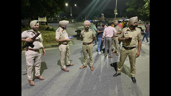 As the photographer flew his drone to film an advertisement for a hospital near the Intelligence building, panic gripped the area, following which senior cops rushed to the spot and nabbed him. (HT File Photo)