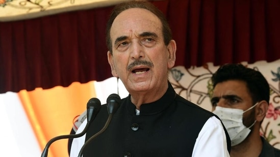 Veteran leader Ghulam Nabi Azad. (File)