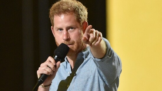 Prince Harry: Britain's Prince Harry Duke of Sussex is seen.(AFP)