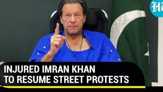 INJURED IMRAN KHAN TO RESUME STREET PROTESTS