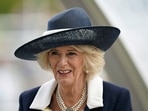 Queen Consort Camilla: Britain's Camilla, the Queen Consort attends the British Champions Day at Ascot Racecourse, in Berkshire, England.