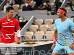 Novak Djokovic with Rafael Nadal Novak Djokovic with Rafael Nadal