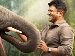 Puneeth Rajkumar in his last film Gandhada Gudi. The Kannada actor died a year ago.
