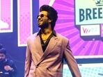 Vijay Deverakonda at an event on Sunday. Vijay Deverakonda at an event on Sunday.