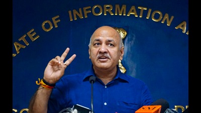 New Delhi: Deputy CM of Delhi Manish Sisodia addresses a press conference regarding CBI investigation against him, at Delhi secretariat, Monday, Sept. 5, 2022. (PTI Photo)(PTI09_05_2022_000121B) (PTI) New Delhi: Deputy CM of Delhi Manish Sisodia addresses a press conference regarding CBI investigation against him, at Delhi secretariat, Monday, Sept. 5, 2022. (PTI Photo)(PTI09_05_2022_000121B) (PTI)