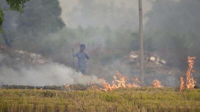 Ludhiana’s air quality index was 207 on Sunday, 241 on November 5 and 299 on November 4. (Gurpreet Singh/HT)