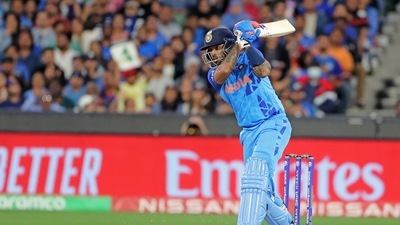 India's Suryakumar Yadav plays a shot during the ICC Men's T20 World Cup 2022 (ANI) India's Suryakumar Yadav plays a shot during the ICC Men's T20 World Cup 2022 (ANI)