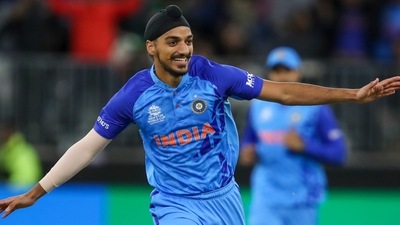 India's Arshdeep Singh (AP) India's Arshdeep Singh (AP)