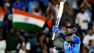Suryakumar Yadav during India's T20 World Cup match vs Zimbabwe. (AAP Image via REUTERS)