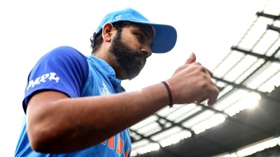 India's Rohit Sharma is seen before the ICC men's Twenty20 World Cup 2022 cricket match between India and Zimbabwe at Melbourne Cricket Ground India's Rohit Sharma is seen before the ICC men's Twenty20 World Cup 2022 cricket match between India and Zimbabwe at Melbourne Cricket Ground