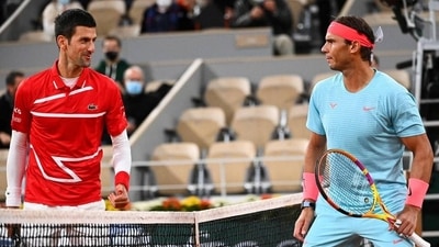 Novak Djokovic with Rafael Nadal Novak Djokovic with Rafael Nadal