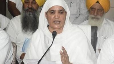 The Shiromani Akali Dal on Monday expelled its suspended leader Bibi Jagir Kaur for anti-party activities after she remained adamant on contesting against party candidate Harjinder Singh Dhami in the SGPC president election. (HT file photo) The Shiromani Akali Dal on Monday expelled its suspended leader Bibi Jagir Kaur for anti-party activities after she remained adamant on contesting against party candidate Harjinder Singh Dhami in the SGPC president election. (HT file photo)