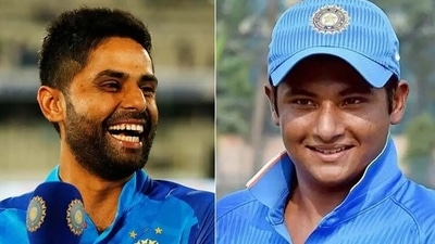 Suryakumar Yadav and Sarfaraz Khan Suryakumar Yadav and Sarfaraz Khan