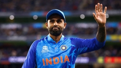 Suryakumar Yadav acknowledges the crowd (Getty) Suryakumar Yadav acknowledges the crowd (Getty)