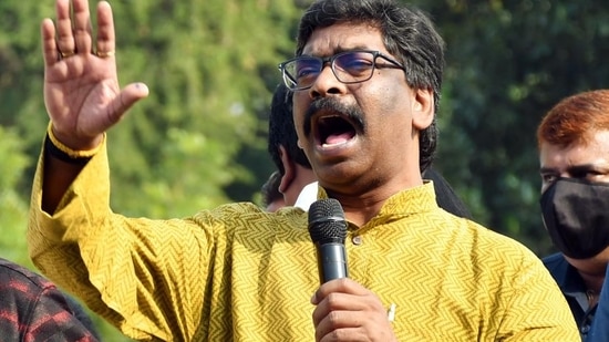 Jharkhand chief minister Hemant Soren. (ANI)