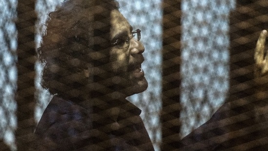 Egyptian activist and blogger Alaa Abdel Fattah is seen. (AFP File)