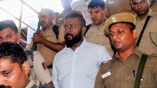 Sukesh's letter was released to the public last week in which he alleged that jailed Delhi minister Satyendar Jain and ex-Tihar DG Sandeep Goel were “threatening” him ever since the complaint went public. (PTI)