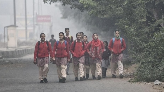 Delhi Schools Reopening: Govt meeting on resuming primary classes today(Sanchit Khanna / HT Photo)