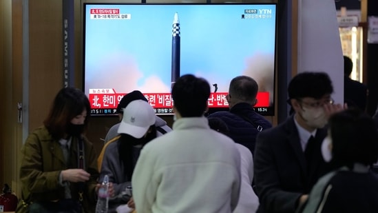 The United States and South Korea have warned that the North's repeated recent missile launches could culminate in a nuclear test. (AP Photo/Ahn Young-joon)