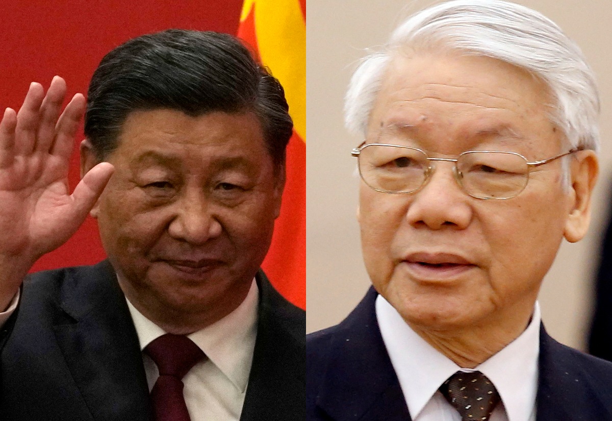 It’s a Communist cliché but Xi had rolled out the red carpet for Trong, 76, with whom he shares parallels in career. (PTI/Reuters) It’s a Communist cliché but Xi had rolled out the red carpet for Trong, 76, with whom he shares parallels in career. (PTI/Reuters)