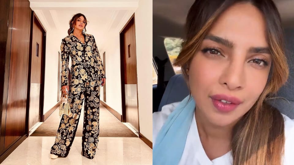 Priyanka Chopra shared a video from her Lucknow visit on Instagram.