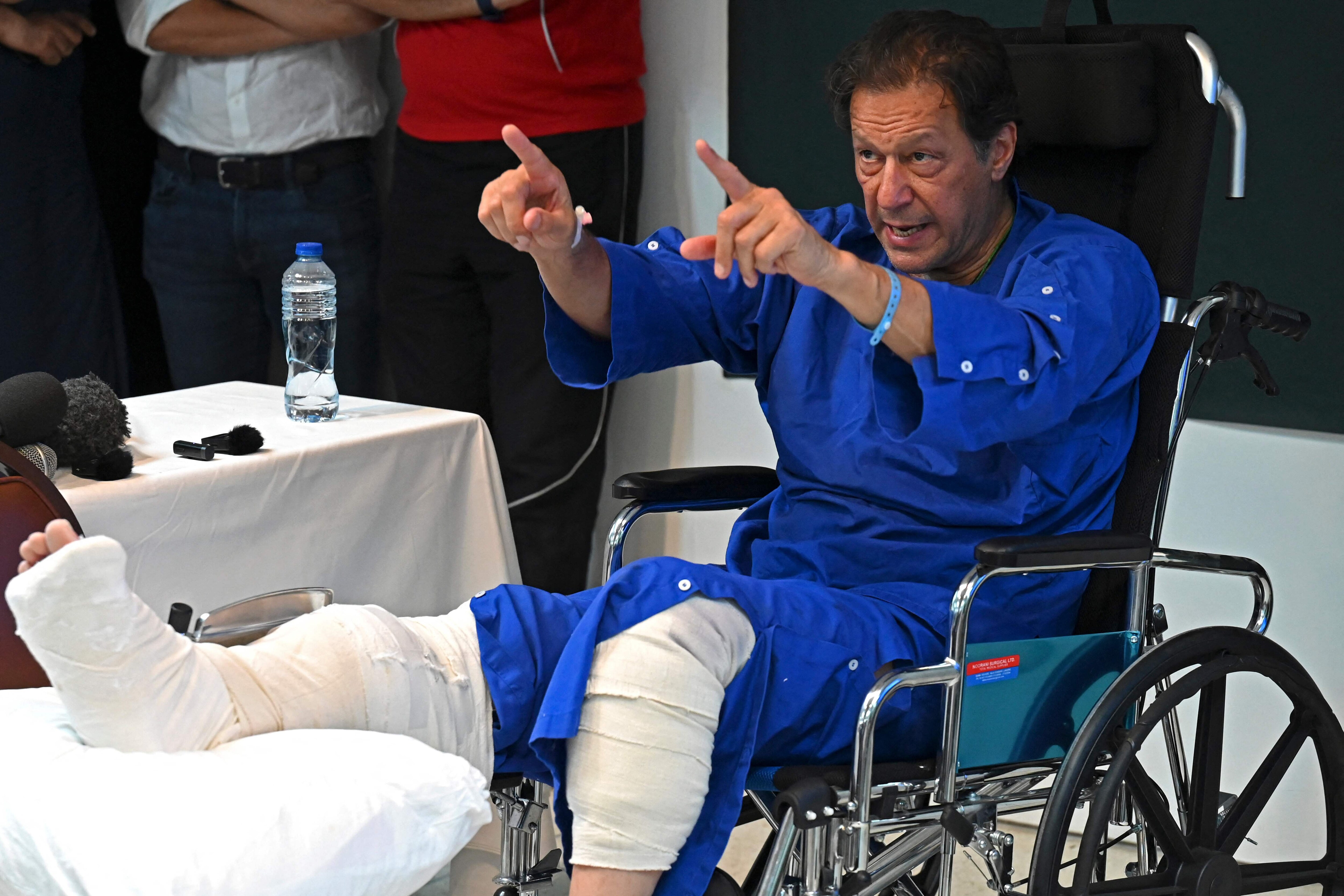 Pakistan's former prime minister Imran Khan. (Photo by Arif ALI/ AFP)