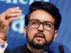 Condemning Jarkiholi's remarks, Union minister Anurag Thakur took a dig at the Congress as well as the Aam Aadmi Party (AAP). (PTI file photo) Condemning Jarkiholi's remarks, Union minister Anurag Thakur took a dig at the Congress as well as the Aam Aadmi Party (AAP). (PTI file photo)