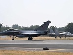 IAF fighter jets Rafale (L) and Sukhoi Su-30MKI land during the joint exercise 'Ex Garuda-VII' between IAF and French Air and Space Force at Jodhpur in Rajasthan. (AFP) IAF fighter jets Rafale (L) and Sukhoi Su-30MKI land during the joint exercise 'Ex Garuda-VII' between IAF and French Air and Space Force at Jodhpur in Rajasthan. (AFP)