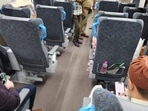 Waris Pathan tweeted photos of the incident. Waris Pathan tweeted photos of the incident.