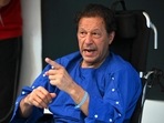 Pakistan's former prime minister Imran Khan addresses the media representatives at a hospital in Lahore, a day after an assassination attempt on him. Pakistan's former prime minister Imran Khan addresses the media representatives at a hospital in Lahore, a day after an assassination attempt on him.