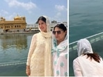Shanaya Kapoor visits the Golden Temple with Namita Sandhu. Shanaya Kapoor visits the Golden Temple with Namita Sandhu.