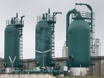 Europe is speeding up construction of floating import terminals to bring in more fuel in the future. (AP Photo/Jean-Francois Badias) Europe is speeding up construction of floating import terminals to bring in more fuel in the future. (AP Photo/Jean-Francois Badias)