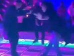 Kamal Haasan and Akshara Haasan on the dance floor. Kamal Haasan and Akshara Haasan on the dance floor.
