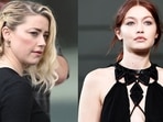 Actor Amber Heard (left) and model Gigi Hadid. Actor Amber Heard (left) and model Gigi Hadid.