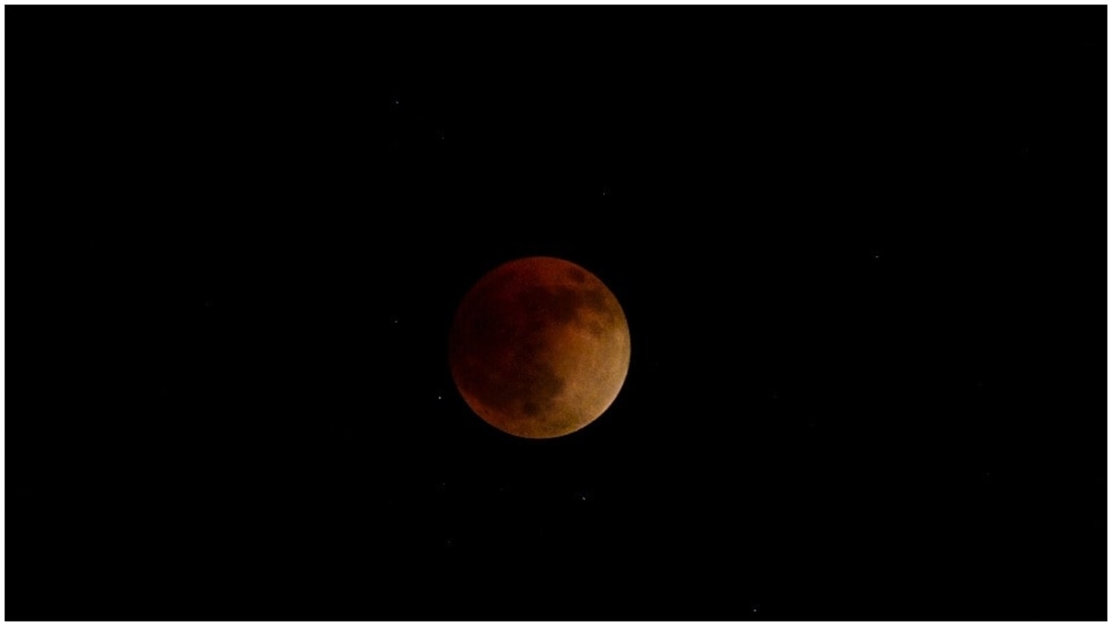 lunar eclipse from the moon