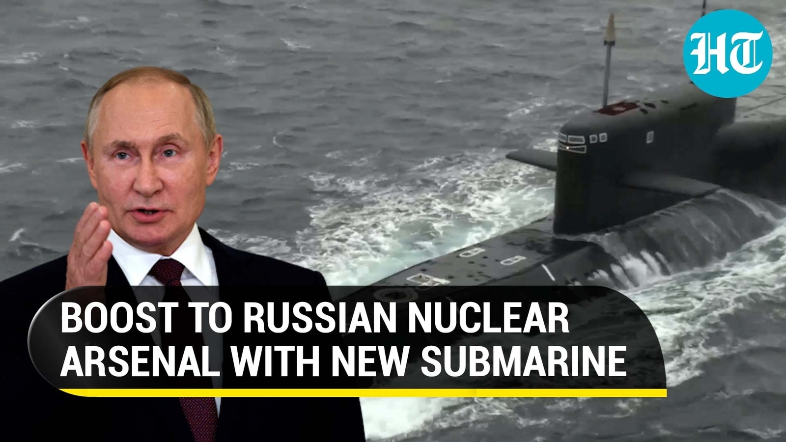 Putin's new strategic nuclear submarine is war-ready | Undersea Cruiser ...